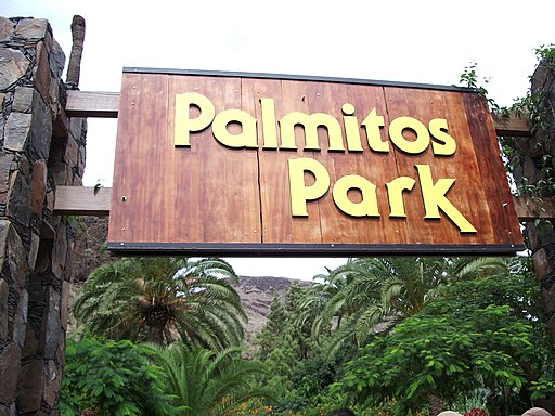 Eingang des Palmitos Park in Gran Canaria